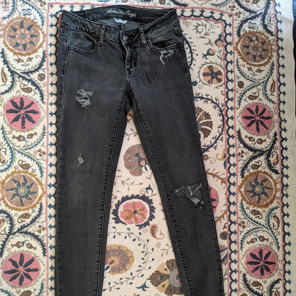 Black American Eagle jegging sz2